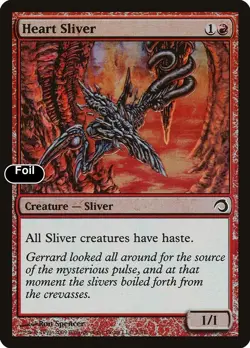 Heart Sliver [Premium Deck Series: Slivers] LP Foil - Magic - Image 1