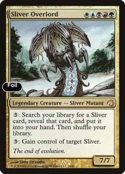 Sliver Overlord [Premium Deck Series: Slivers] NM Foil - Magic - Image 1
