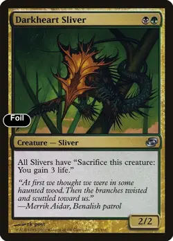 Darkheart Sliver [Planar Chaos] NM Foil - Magic - Image 1