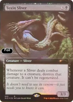 Toxin Sliver (Extended Art) [Secret Lair Drop Series] NM Foil - Magic - Image 1