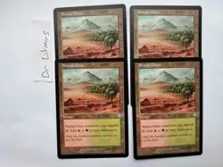 4x Shivan Oasis Invasion MTG Great Condition - Image 1