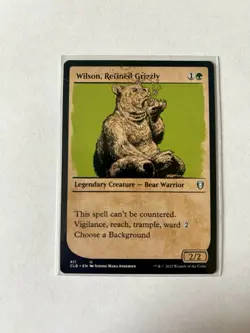 Wilson, Refined Grizzly (Showcase) Commander Legends: Battle for Baldur's Gate - Image 1
