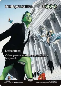 MTG | Privileged Position | (NM) Marvel Universe - Image 1