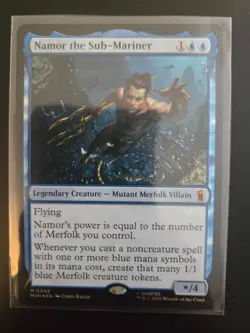 Magic: The Gathering Marvel Namor the Sub-Mariner Foil Rare #0069 MTG MSH - Image 1