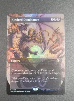 Kindred Dominance (Borderless) Commander Masters Foil - Image 1