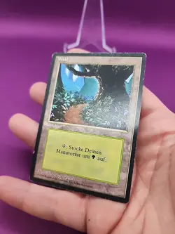 MTG Forest B PATH GERMAN FBB Beta Basic Land MP Rare Revised *CCGHouse* RC - Image 3