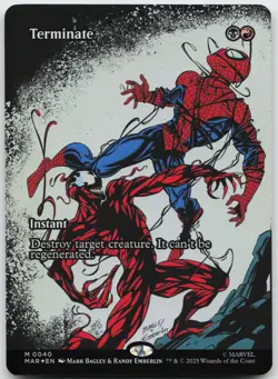 Terminate (Borderless) Foil M Marvel Universe Eternal-Legal 40 NM - Image 1