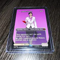 MTG Marvel Super Heroes Jennifer Walters/She-Hulk Borderless Logo - Image 1