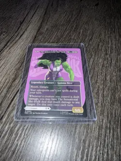 MTG Marvel Super Heroes Jennifer Walters/She-Hulk Borderless Logo - Image 2
