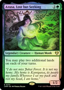 Magic The Gathering MTG AZUSA, LOST BUT SEEKING FOIL Commander Masters NM - Image 1