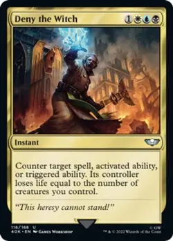 NM - Deny the Witch [40K - 116] Universes Beyond: Warhammer 40,000 - Image 1