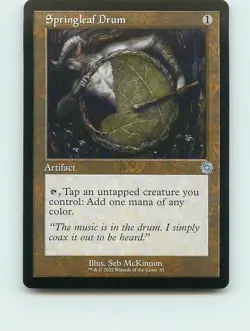 Springleaf Drum - U55 - MTG - The Brothers' War: Retro Frame Artifacts (BRR) - Image 1