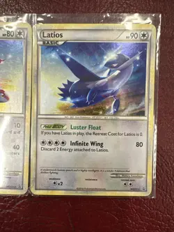 Latios and Latias HGSS10 + HGSS11- NM/LP- Black Star Promo Holo rare Pokemon - Image 3