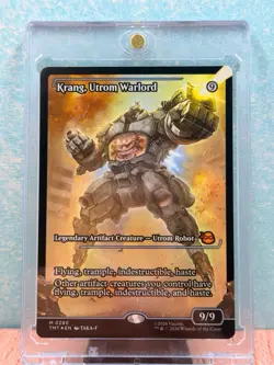MTG Krang Utrom Warlord Mythic Rare Showcase Foil 0290 TMNT Teenage Mutant M0290 - Image 1