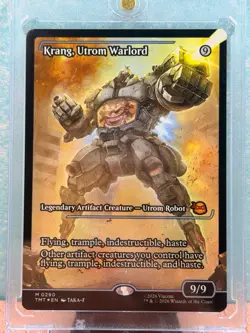 MTG Krang Utrom Warlord Mythic Rare Showcase Foil 0290 TMNT Teenage Mutant M0290 - Image 2
