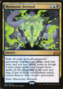 MNEMONIC BETRAYAL Guilds Of Ravnica - MTG Magic the Gathering - NM - Image 1