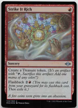 Strike It Rich 143 Uncommon Modern Horizons 2 Magic: The Gathering Foil NM - Image 1
