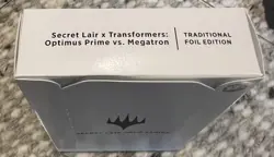 Magic Secret Lair x Transformers: Optimus Prime vs Megatron FOIL Edition Sealed - Image 2