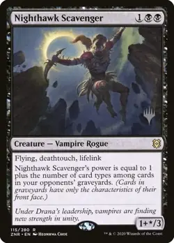 Nighthawk Scavenger (Promo Pack) [Zendikar Rising Promos] Foil Near Mint - Image 1