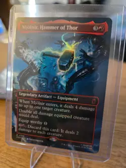 MTG Mjolnir Hammer of Thor Traditional Foil M0339 Marvel Super Heroes Mythic - Image 1