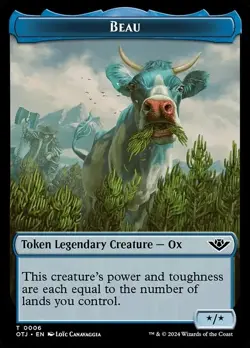 MTG - Beau Plot - Token - Outlaws Thunder Junction - X1 - (NM) - - Image 1