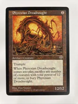 Phyrexian Dreadnought Mirage Near Mint NM MTG Magic The Gathering B - Image 1