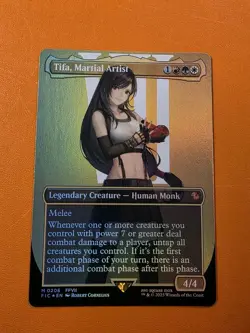 Tifa, Martial Artist (Borderless) Commander: Final Fantasy Foil - Image 1