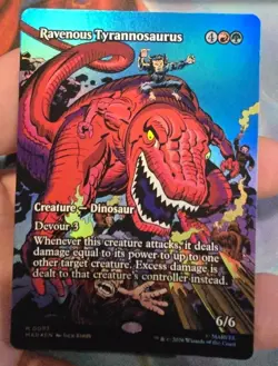 Ravenous Tyrannosaurus (Borderless) Marvel Universe Eternal-Legal Foil - Image 1