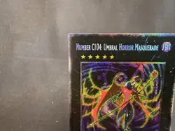 Yu-Gi-Oh! TCG Number C104 Umbral Horror Masquerade Effect Xyz Holo 1st Ed RA05-… - Image 5