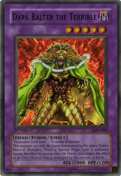 YuGiOh - Dark Balter the Terrible 1st Edition [LOD - LOD-002] - NM/Super Rare - Image 1