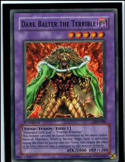 YuGiOh - Dark Balter the Terrible 1st Edition [LOD - LOD-002] - NM/Super Rare - Image 2