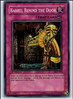YuGiOh - 1st Edition Barrel Behind the Door [PGD - PGD-095] - Super Rare/NM - Image 1