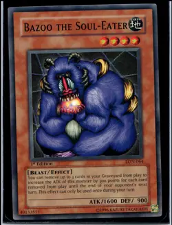 YuGiOh - Bazoo the Soul-Eater 1st Edition [LON - LON-064] - NM/Super Rare - Image 2