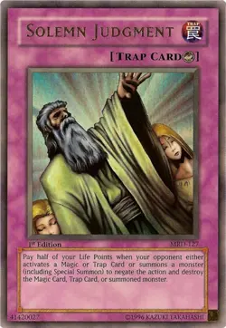 YuGiOh - Solemn Judgment 1st Edition [MRD - MRD-127] - NM/Ultra Rare - Image 1