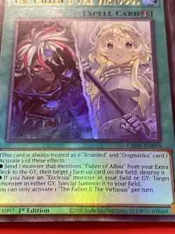 2x The FaLLen & The Virtuous | CH01-EN019 | Ultra Rares | 1st Edition | YuGiOh! - Image 2