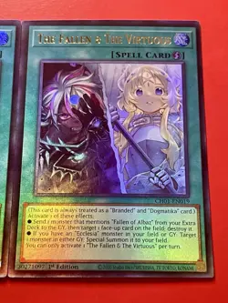 2x The FaLLen & The Virtuous | CH01-EN019 | Ultra Rares | 1st Edition | YuGiOh! - Image 5