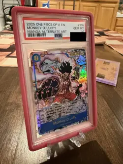 2025 ONE PIECE OP11-A FIST OF DIVINE SPEED #118 MONKEY D. LUFFY PSA 10 - Image 3