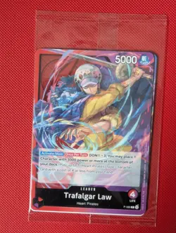 One Piece TCG Buggy Luffy Trafalgar Law P-084 To P-086 Sealed Promo Pack - Image 1