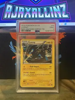2012 Pokemon B & W Next Destinies Cracked Ice #46 Luxray - Holo PSA 9 MINT - Image 1