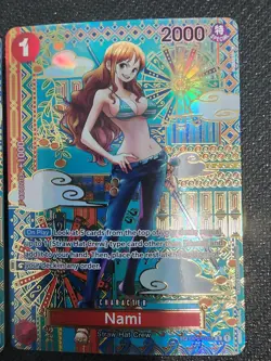 One Piece CCG Nami Alt Art SP - OP01-016 - OP05 - Awakening of the New Era - Image 2
