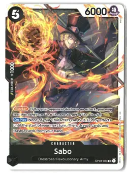 Premium Booster Vol. 2 One Piece CCG - Sabo #OP04-083 - Image 1