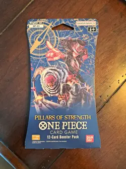 One Piece TCG Pillars Of Strength OP-03 English Sleeved Booster Pack Sealed New - Image 1