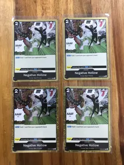 Negative Hollow One Piece Card Game TCG OP06-097 Playset X4 Cards - Image 1