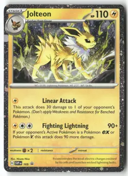 Jolteon (Cosmos Holo) [SVP - 169] Rare SV: Scarlet & Violet Promo Cards EN NM - Image 1