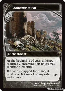 MTG Contamination (Future Sight) Card #178 Mystery Booster 2 NM Magic - Image 1