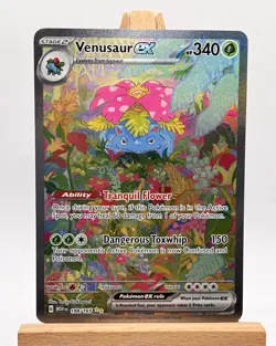 Pokemon Card Venusaur EX 151 SIR 198/165 Near Mint - Image 1