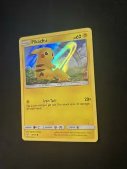 Pikachu - (Water Web Holo) 028/073 Miscellaneous Cards Pokemon TCG - LP - Image 2