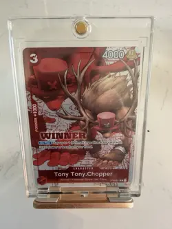One Piece Tony Tony Chopper OP04-010 Winner Promo Card English OP04 NM - Image 1