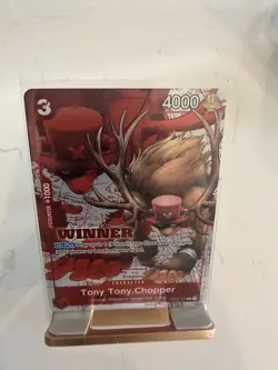 One Piece Tony Tony Chopper OP04-010 Winner Promo Card English OP04 NM - Image 2