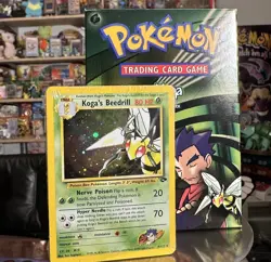 Pokemon TCG Koga Theme Deck – Gym Challenge (2000) – Box Open, Cards Sealed - Image 1